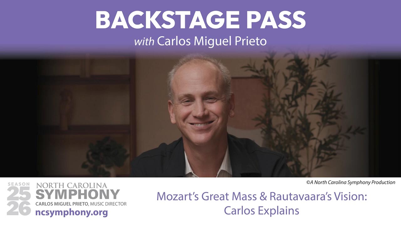 Mozart's Great Mass and Rautavaara's Vision: Carlos Explains