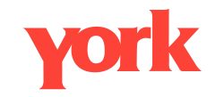York Logo - Warm Red